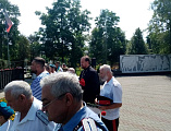 Протоиерей Роман Амплеев принял участие в митинге, посвященном 93-ой годовщине образования воздушно-десантных войск
