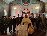 В храме Святителя Николая станицы Багаевской прошла встреча с казачьим молодёжным объединением «Донцы»