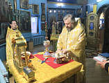 Преосвященнейший епископ Симон с архипастырским визитом посетил храм Покрова Пресвятой Богородицы города Шахты