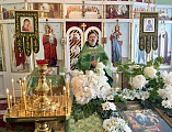 В День Святого Духа прихожане Свято-Духовского храма хутора Грачев отметили 13-й престольный праздник