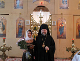 Преосвященнейший епископ Симон с архипастырским визитом посетил храм святителя Николая слободы Кашары