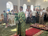В праздник Пятидесятницы Преосвященнейший епископ Симон совершил Божественную литургию в храме Святой Троицы города Каменск-Шахтинский