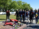 В День Победы протоиерей Сергий Яценко принял участие в памятном мероприятии
