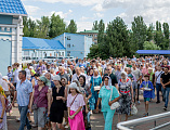 Праздничная Литургия в день памяти первоверховных апостолов Петра и Павла в Покровском кафедральном соборе города Шахты