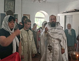 В храме Архангела Михаила села Первомайское отметили Преображение Господне