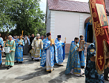 В день престольного праздника Преосвященнейший епископ Симон совершил Божественную литургию в храме в честь Казанской иконы Божией Матери г. Гуково