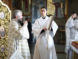 Преображение Господне – один из двенадцати главных праздников православных христиан архиерейским богослужением отметили в Покровском кафедральном соборе города Шахты
