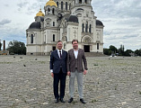 Епархиальный древлехранитель провел экскурсию для студентов шахтинского филиала в столице Донского казачества