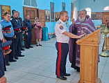 В храме Сретения Господня станицы Базковской принял присягу избранный атаман Вешенского юрта   
