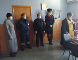 Иерей Сергий Столяров совершил чин освящения отделения государственной инспекции по безопасности дорожного движения в г. Красный Сулин