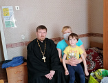 В ПРВ в гостинице «Химик» г. Каменск-Шахтинский совершается духовное окормление вынужденных переселенцев из Донбасса