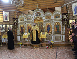 В Екатерининском храме г. Красный Сулин была вознесена молитва о воинах, идущих на брань