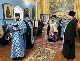 Преосвященнейший епископ Симон совершил всенощное бдение в храме Казанской иконы Богородицы города Гуково