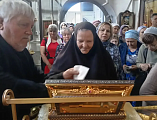 Шахтинскую епархию посетила великая святыня – ковчег с частью пояса Пресвятой Богородицы