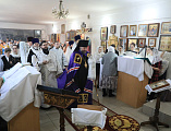 Преосвященнейший епископ Симон с архипастырским визитом посетил приход в честь вмч. Пантелеимона г. Гуково