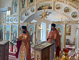 В день памяти святых равноапостольных Мефодия и Кирилла в храме при ИСОиП (филиал) ДГТУ в г. Шахты прошло соборное богослужение