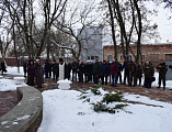 Памятный митинг, посвященный выводу советских войск из Афганистана, прошел возле часовни «Памяти погибшим воинам в Афганистане, Чечне и на Чернобыльской АЭС» в п. Каменоломни