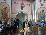 В день памяти небесного покровителя сотрудников ФСИН в СИЗО-4 совершен молебен