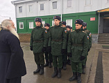 Иеромонах Николай (Наметышев) с пастырским визитом посетил воинов инженерного батальона