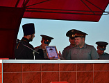 Иерей Георгий Болоцков поздравил военнослужащих воинской части № 3722 (82-й учебный полк) г. Шахты с днем образования части