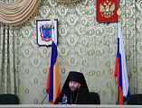 Преосвященнейший епископ Симон возглавил годовое собрание духовенства Шахтинской епархии