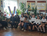 В Усьманской школе прошел урок мужества