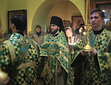 В престольный праздник Преосвященнейший епископ Симон совершил Божественную литургию в храме святой блаженной Ксении Петербургской г. Шахты