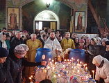 В Свято-Андреевском храме г. Миллерово молитвенно отметили Крещение Господне