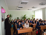 В школе №23 п. Красногорняцкий состоялся открытый урок «Святой благоверный князь Александр Невский – опора земли Русской» 