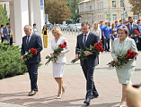Преосвященнейший епископ Симон и Губернатор Ростовской области Ю.Б. Слюсарь приняли участие в торжественном мероприятии, посвящённом Дню города Шахты и Дня шахтера