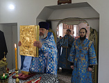 Преосвященнейший епископ Симон совершил Божественную литургию в храме святой благоверной княгини Анны Кашинской города Каменск-Шахтинский