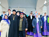В прощеное воскресенье на площади перед Донским храмом г. Новошахтинска состоялись народные гуляния, посвященные Масленице