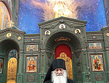 Иеромонах Николай (Наметышев) посетил Патриарший собор в честь Воскресения Христова