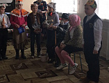 Воспитанники воскресной группы «Лампадочка» Успенского храма станицы Калитвенской выступили с Пасхальным утренником перед прихожанами
