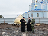 Преосвященнейший епископ Симон ознакомился с выполнением этапов строительства духовно-просветительского центра на подворье Покровского кафедрального собора города Шахты