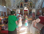 В воскресной школе слободы Позднеевка прошло вводное занятие «Я иду на урок в Воскресную школу»