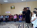 Поздравление с Пасхой Христовой в доме престарелых п. Садовый