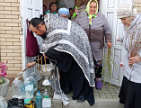Праздничный водосвятный молебен в часовне святого праведного Лазаря
