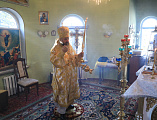 С архипастырским визитом Преосвященнейший епископ Симон посетил храм Вознесения Господня станицы Красюковская