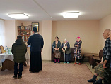 В праздник Богоявления иерей Александр Левчик посетил реабилитационное отделение для граждан пожилого возраста и инвалидов станицы Боковской
