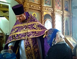 В Новошахтинске прошло торжественное богослужение, посвященное дню памяти Сорока мучеников Севастийских и 7-летию протоиерейства настоятеля Донского храма священника Романа Амплеева