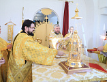 Преосвященнейший епископ Симон совершил чин великого освящения храма Державной иконы Божией Матери г. Донецка