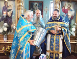 В храме Вознесения Господня соборным богослужением отметили праздник в честь Иверской иконы Божией Матери