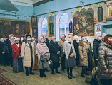 В престольный праздник Преосвященнейший епископ Симон совершил Божественную литургию в храме святителя Николая, архиепископа Мир Ликийских, Чудотворца города Шахты