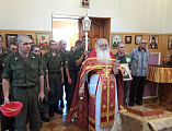 В храме святого благоверного князя Димитрия Донского при воинской части Войск национальной гвардии РФ № 3066 отметили престольный праздник