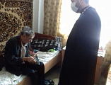 Протоиерей Роман Мясников посетил дом престарелых пос. Садовый и хоспис хут. Красный