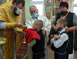 В храме святого Иоанна Кронштадского г. Шахты на молитву собрались дети, родители и воспитатели оздоровительного центра «Добродея»