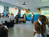 В Ажиновской школе состоялось посвящение в казачата   