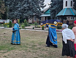 В Никольском храме слободы Кашары, состоялось торжественное богослужение в честь Успения Пресвятой Богородицы