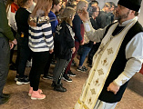Пастырский визит иеромонаха Димитрия (Яроцкого) к студентам казачьего техникума